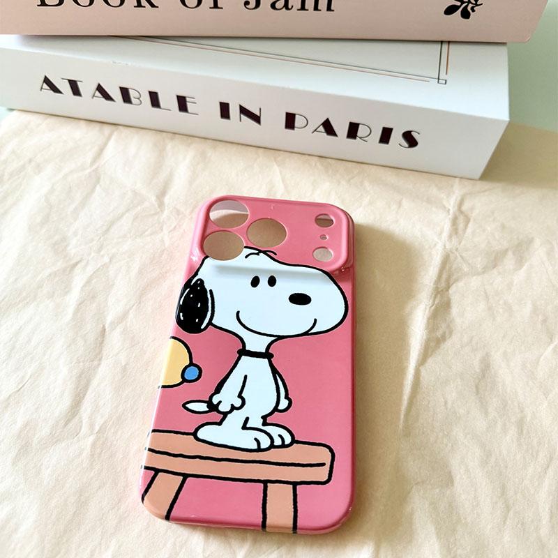 Phone Accessories From China - Snoopy Phone Case Kawaii Pink Themed