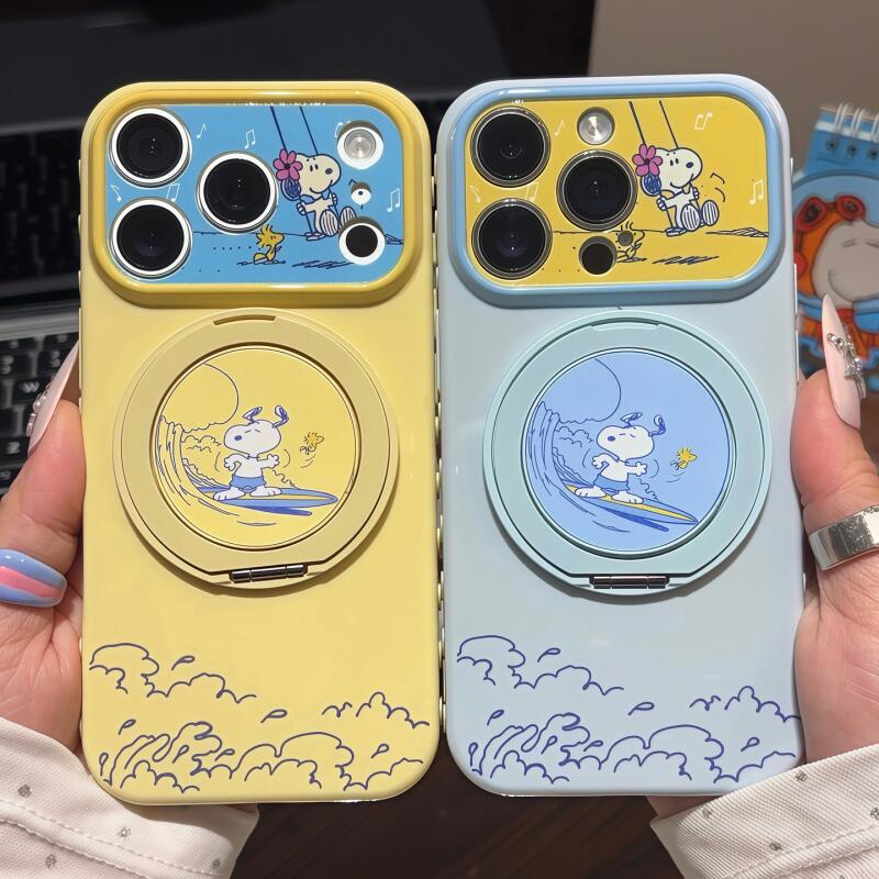 Phone Accessories From China - Snoopy Phone Case Kawaii Surfing Themed