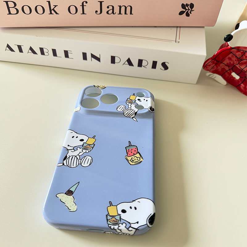 Phone Accessories From China - Snoopy Phone Case Kawaii Blue Themed