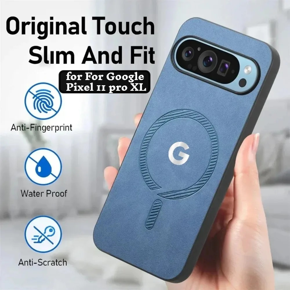 Magsafe Wireless Charger - Premium Suede Skin-Friendly Magnetic Phone Case
