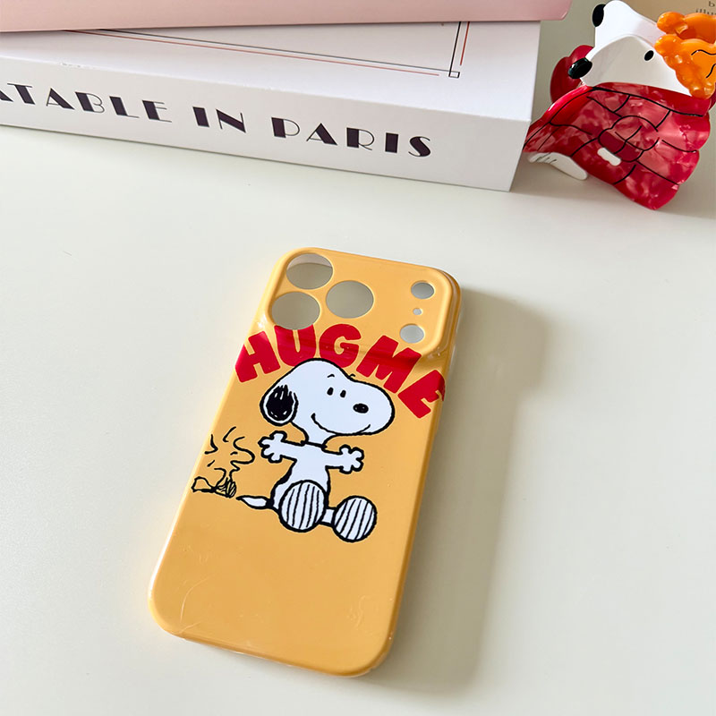 Phone Accessories From China - Snoopy Phone Case Kawaii Yellow Themed