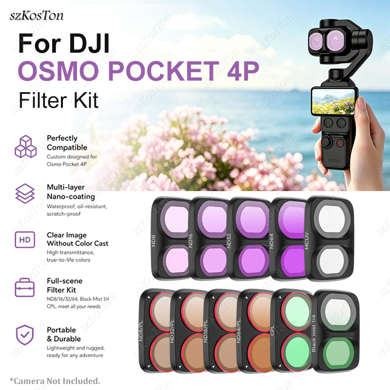 Lens Filter Kit for DJI Osmo P - огляд і ціна Lens Camera Clip