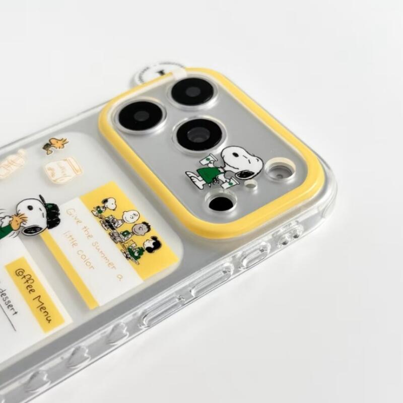 Snoopy Phone Case Kawaii Coffe - огляд і ціна Phone Accessories From China