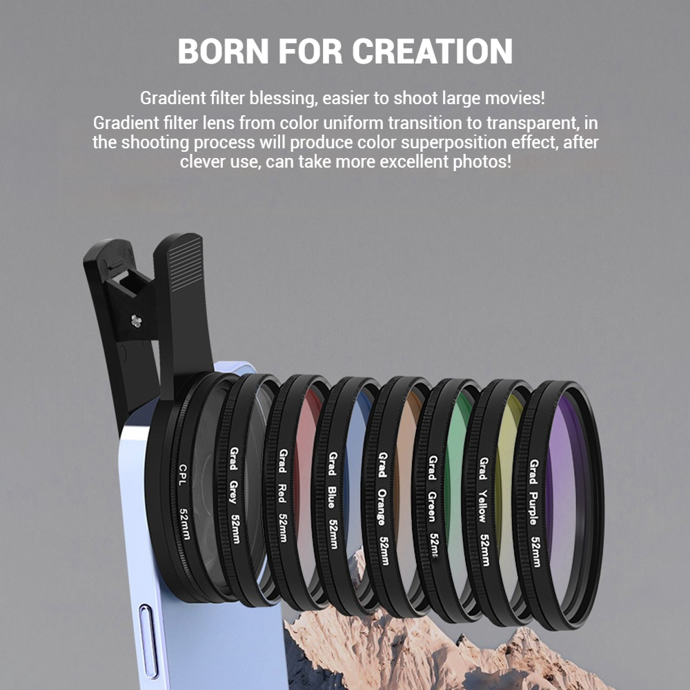 52MM Mobile Phone Lens Univers - огляд і ціна Lens Camera Clip