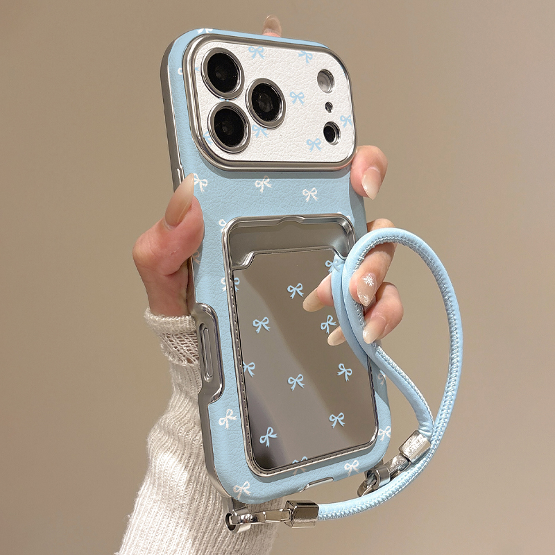 Cute Bow Mirror Card Holder Ph - огляд і ціна Phone Accessories Holder