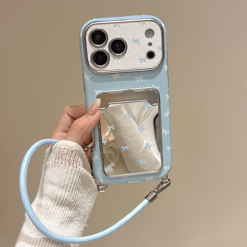Cute Bow Mirror Card Holder Ph - огляд і ціна Phone Accessories Holder
