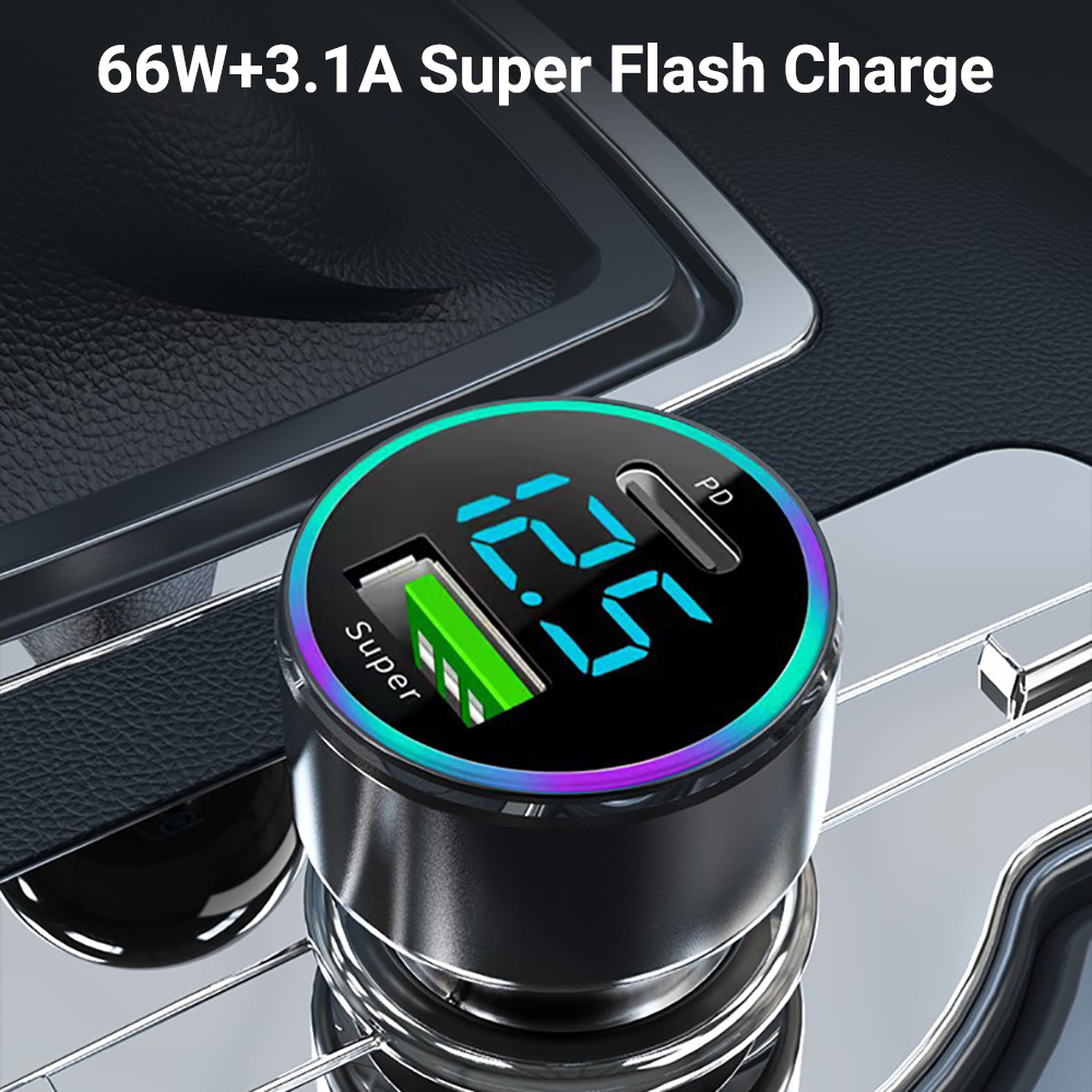 66W PD QC3.0 Dual Port Car Cha - огляд і ціна Phone Accessories You Need