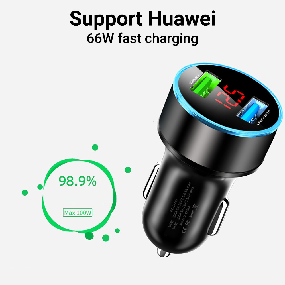 66W PD QC3.0 Dual Port Car Cha - огляд і ціна Phone Accessories You Need