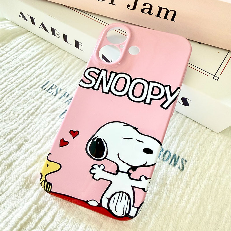 Snoopy Phone Case Kawaii Pink  - огляд і ціна Phone Accessories From China