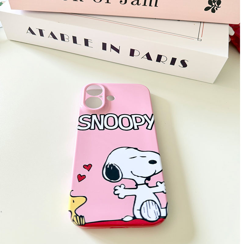 Snoopy Phone Case Kawaii Pink  - огляд і ціна Phone Accessories From China