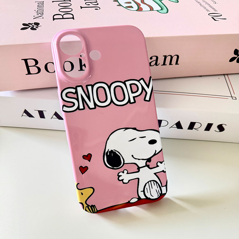 Snoopy Phone Case Kawaii Pink  - огляд і ціна Phone Accessories From China