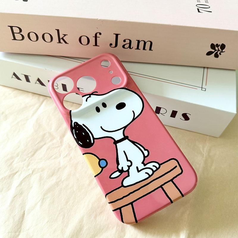 Snoopy Phone Case Kawaii Pink  - огляд і ціна Phone Accessories From China