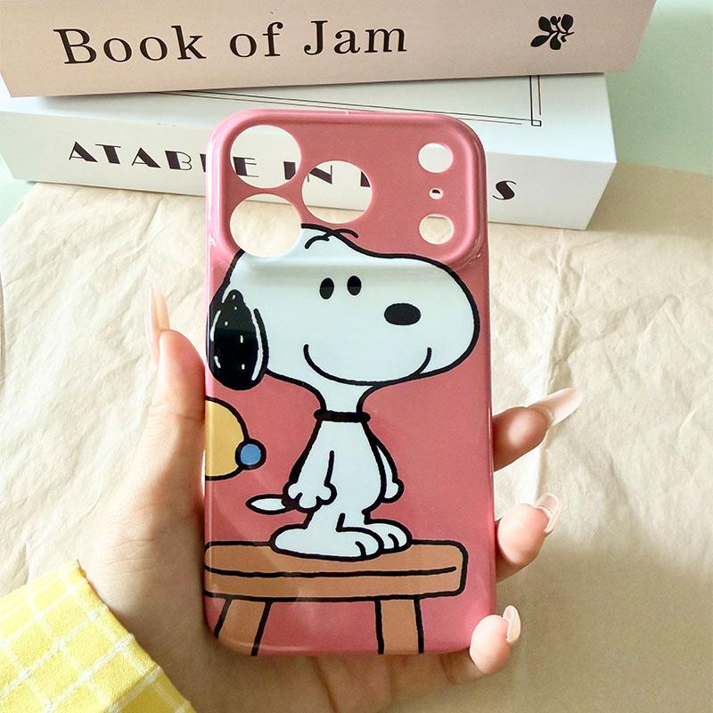 Snoopy Phone Case Kawaii Pink  - огляд і ціна Phone Accessories From China