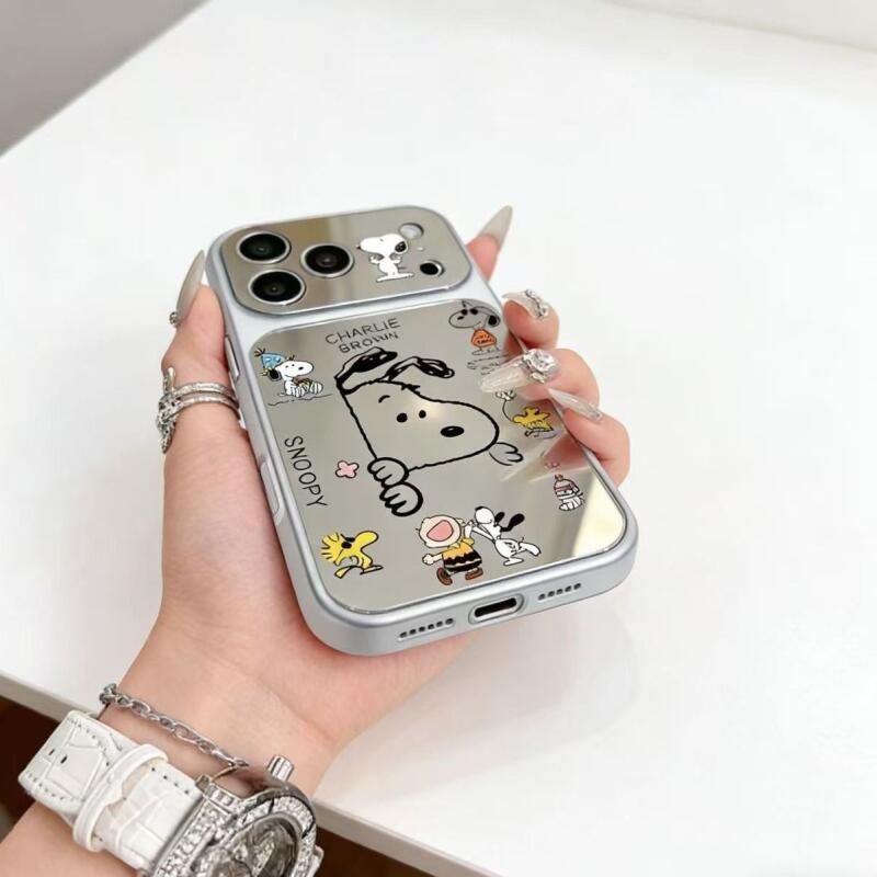 Snoopy Phone Case Kawaii Mirro - огляд і ціна Phone Accessories From China