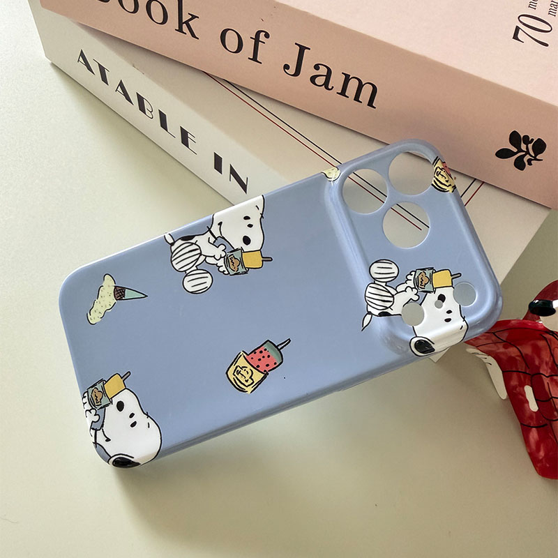Snoopy Phone Case Kawaii Blue  - огляд і ціна Phone Accessories From China