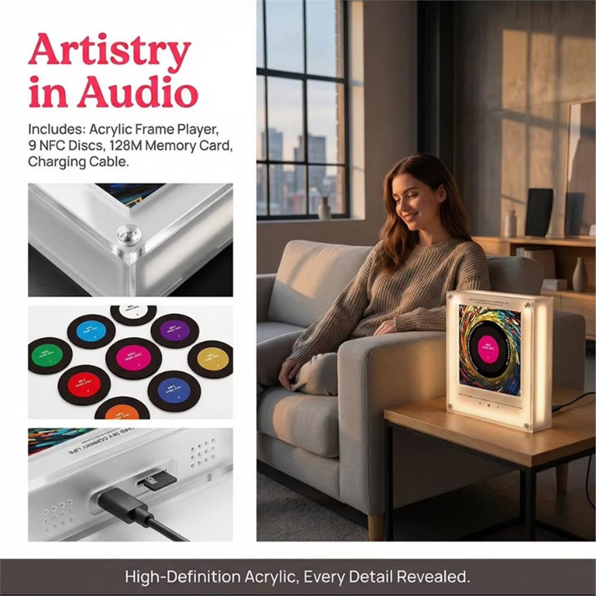 DTC5 NFC Touch Song Player Sen - огляд і ціна Phone Accessories You Need