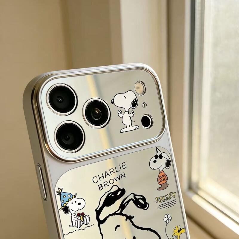 Snoopy Phone Case Kawaii Mirro - огляд і ціна Phone Accessories From China