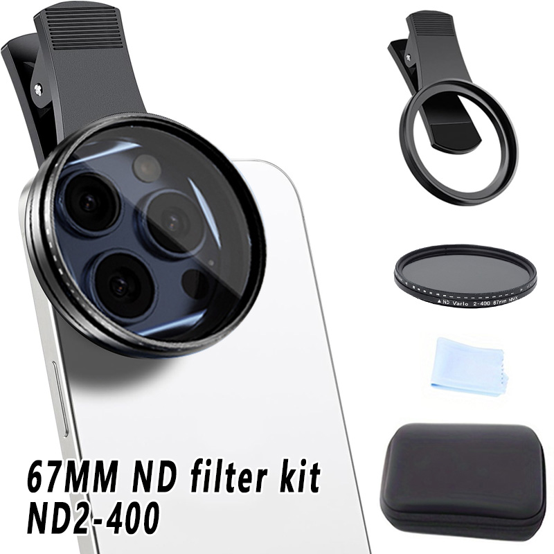 67mm Clip-on ND2-400 Phone Cam - огляд і ціна Lens Camera Clip