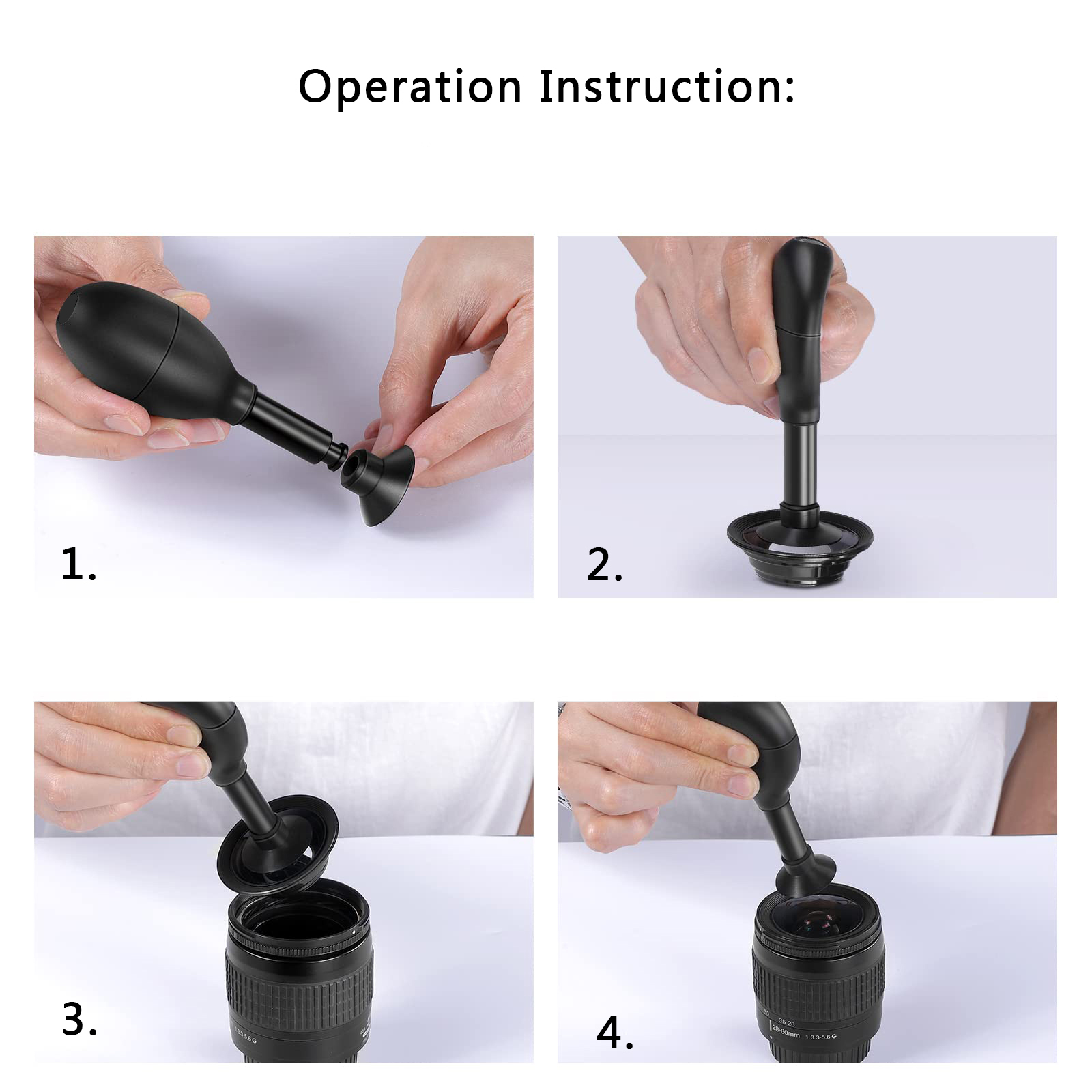 Lens Sucker Kit with 7 Suction - огляд і ціна Lens Camera Clip