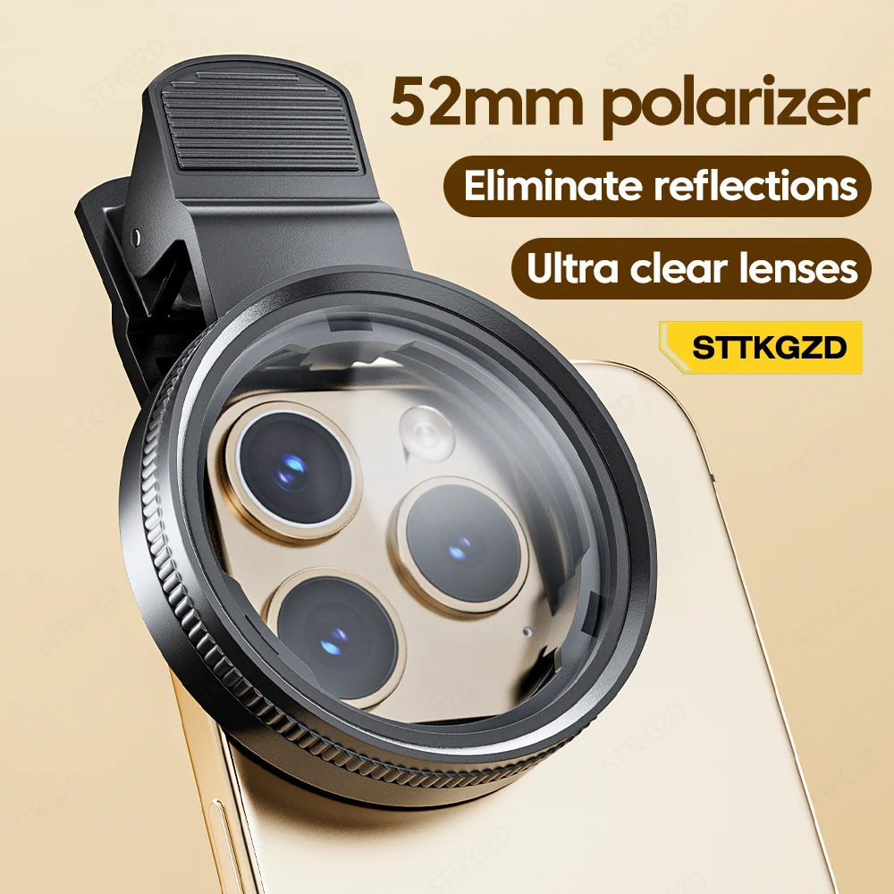 New 52mm CPL Mobile Phone Lens - огляд і ціна Lens Camera Clip