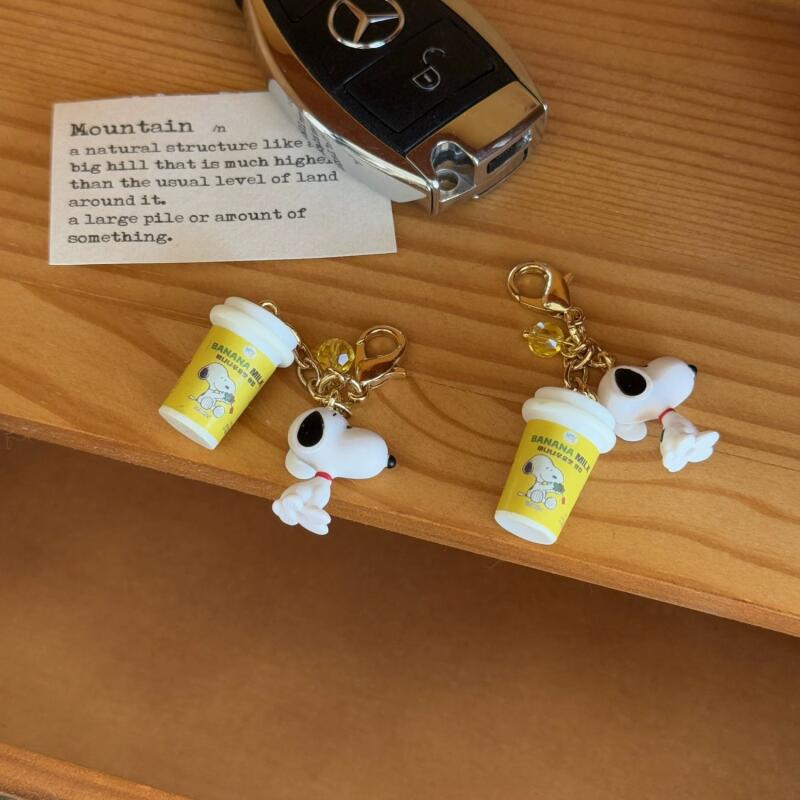 New Snoopy Pendant Kawaii Cart - огляд і ціна Phone Accessories From China